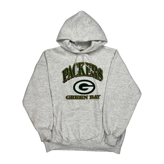 Made In USA, Green Bay Packers Nutmeg Nfl Hoodie - XL Grey Cotton