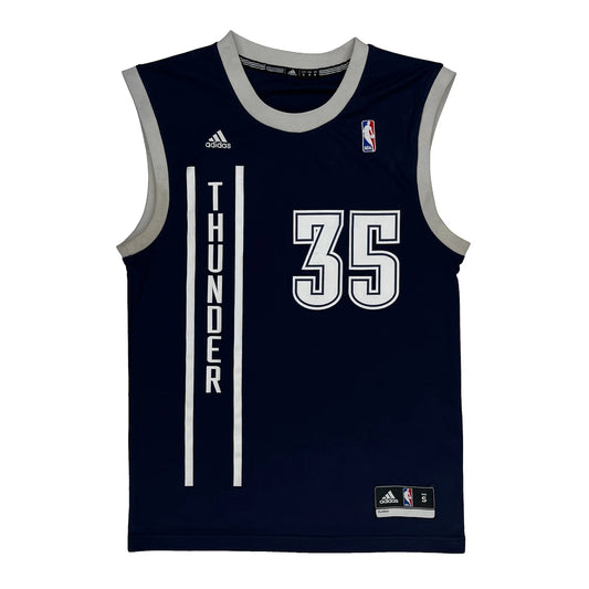 Thunder Adidas Nba Jersey - Small Navy Polyester