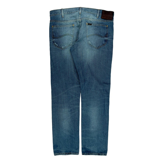 Lee Jeans - 36W 32L Blue Cotton
