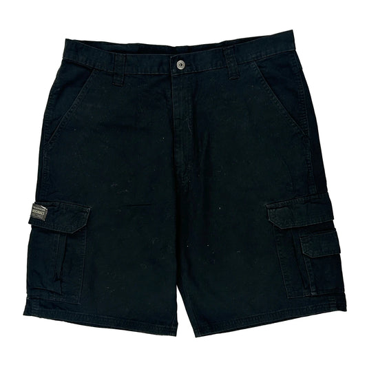 Wrangler Cargo Shorts - 37W 10L Black Cotton
