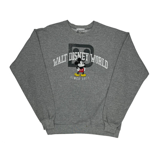 Disney Graphic Sweatshirt - Medium Grey Cotton Blend