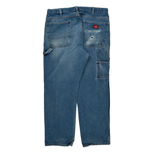 Dickies Carpenter Jeans - 36W 30L Blue Denim