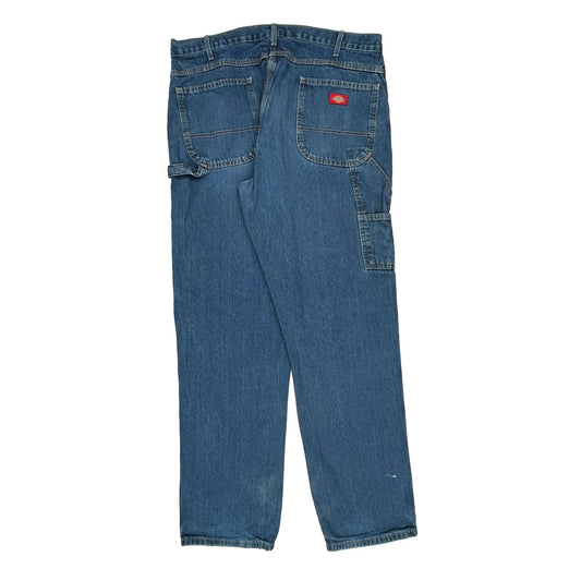 Dickies Carpenter Jeans - 36W 32L Blue Cotton