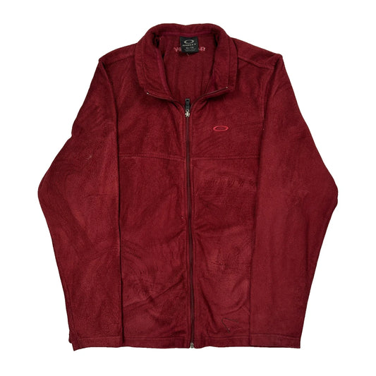Oakley Fleece Jacket - XL Red Polyester