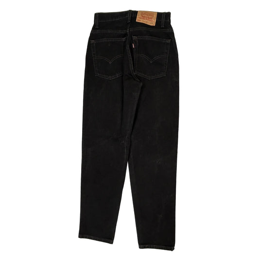 550 Levis Jeans - 26W UK 6 Black Cotton