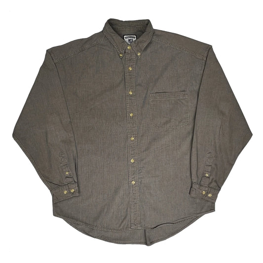 Lee Checked Shirt - XL Brown Cotton