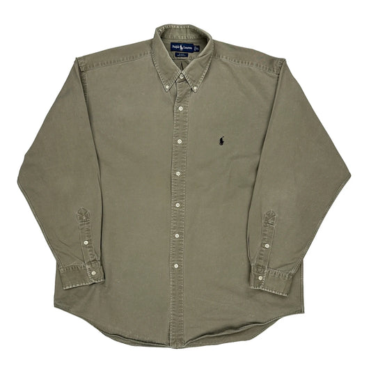 Blake Ralph Lauren Shirt - XL Grey Cotton