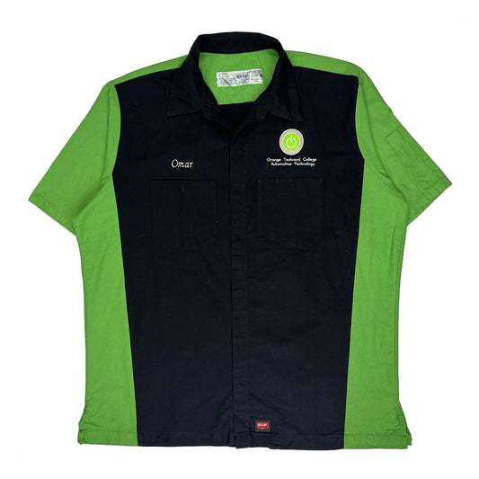Red Kap Short Sleeve Shirt - Large Black Polyester Blend