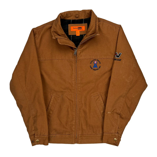 Western Star Corner Stone Workwear Jacket - Small Brown Cotton