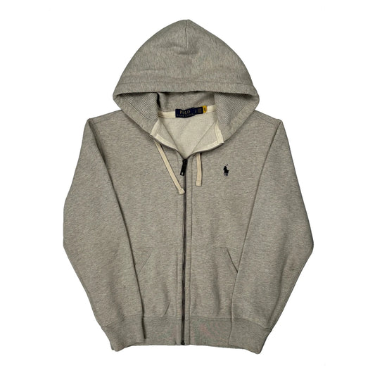 Polo By Ralph Lauren Hoodie - Small Grey Cotton