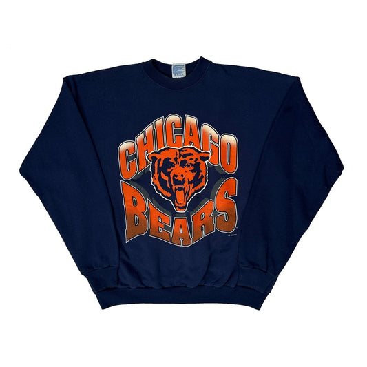 Chicago Bears Hanes Nfl Sweatshirt - 2XL Navy Cotton Blend