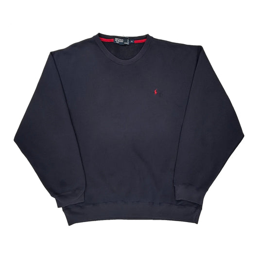 Polo By Ralph Lauren Sweatshirt - XL Navy Cotton