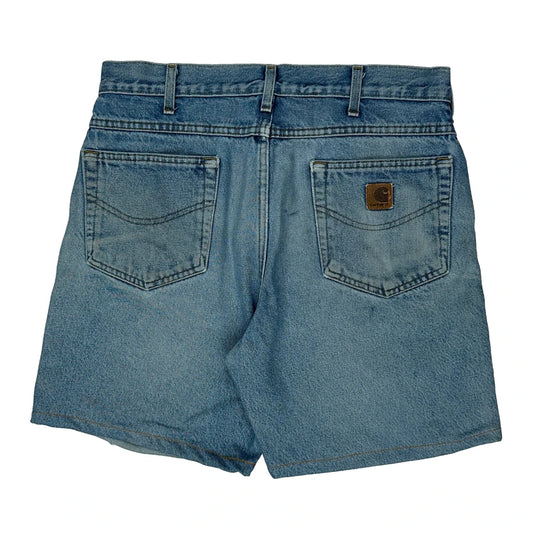 Carhartt Denim Shorts - 32W 7L Blue Denim