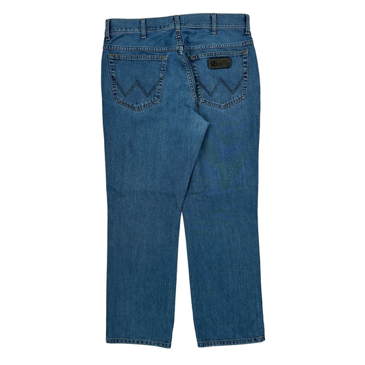 Wrangler Jeans - 33W 30L Blue Cotton