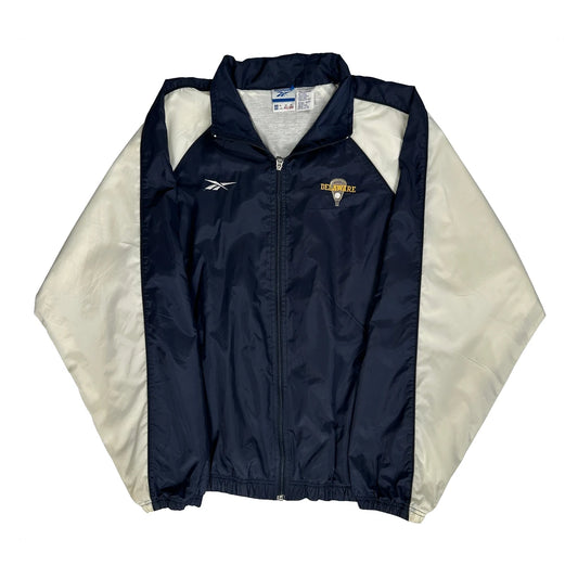 Vintage Delaware Reebok College Windbreaker - 2XL Navy Polyester