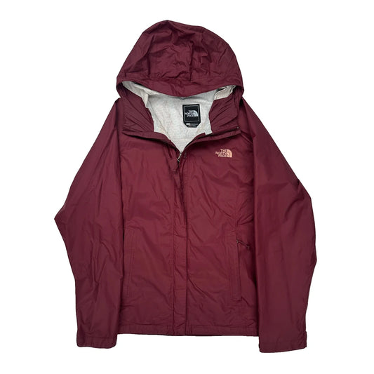 The North Face Waterproof Jacket - XL Burgundy Polyester