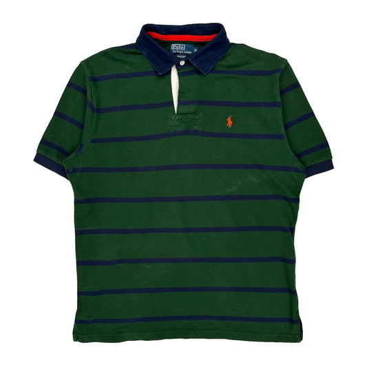 Polo By Ralph Lauren Striped Polo Shirt - XL Navy Cotton