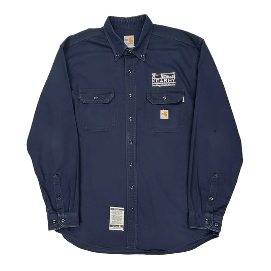 San Diego Gas & Electric Carhartt Shirt - XL Navy Cotton Blend