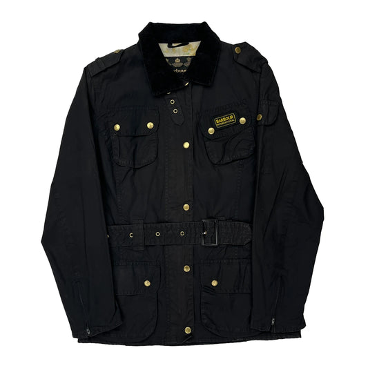 Barbour Jacket - Small Black Cotton
