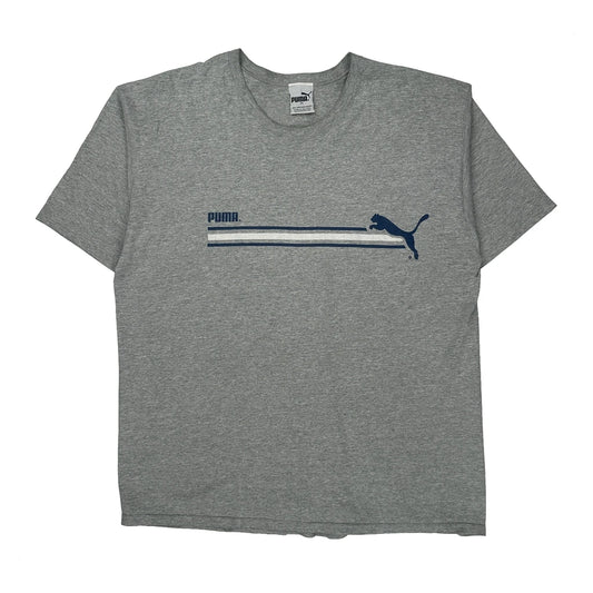 Made In USA Puma T-Shirt - XL Grey Cotton