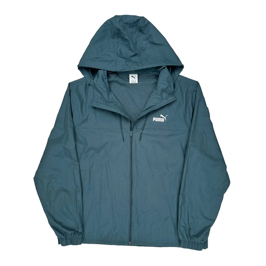 Puma Windbreaker - XL Green Polyester