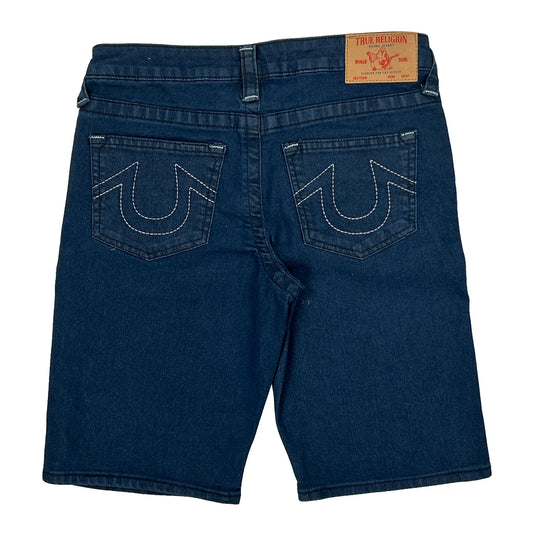 Age 14 Yo True Religion Denim Shorts - 28W 10L Blue Denim
