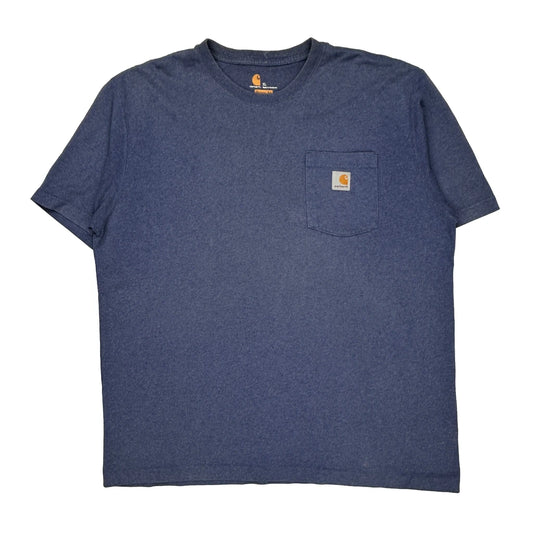 Carhartt T-Shirt - XL Blue Cotton