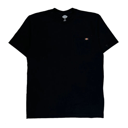 Dickies Tall T-Shirt - Large Black Cotton