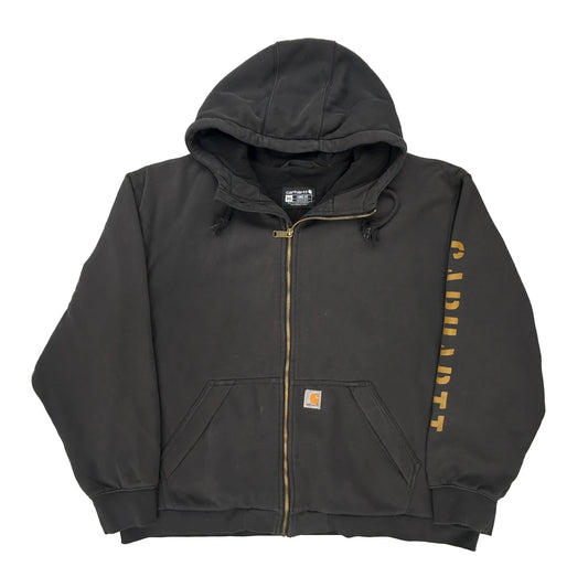 Carhartt Hoodie - 2XL Black Cotton Blend