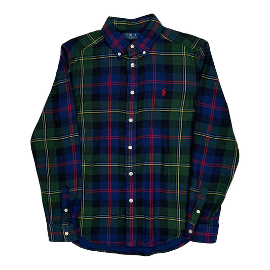 Polo By Ralph Lauren Checked Shirt - Medium Multicoloured Cotton