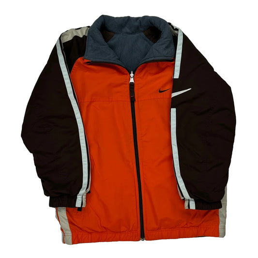 Age 10-12 Nike Windbreaker - Medium Brown Polyester