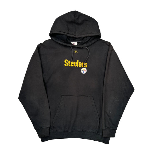 Pittsburgh Steelers NFL Hoodie - 2XL Black Cotton Blend