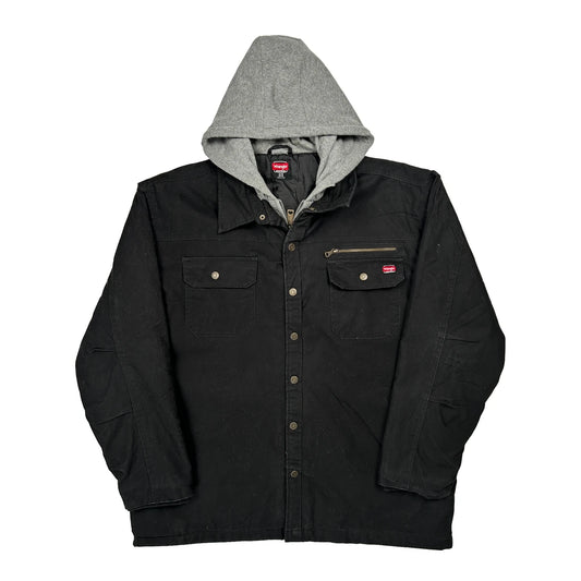 Wrangler Workwear Jacket - XL Black Cotton