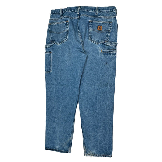 Carhartt Carpenter Jeans - 40W 34L Blue Cotton