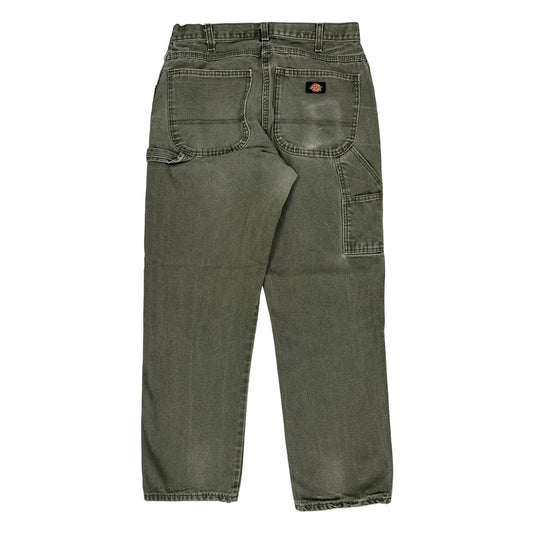 Dickies Carpenter Jeans - 32W 32L Green Cotton