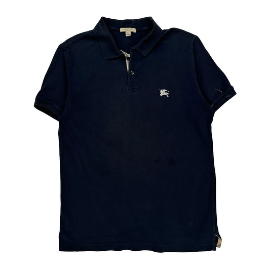 Burberry Brit Polo Shirt - Medium Navy Cotton
