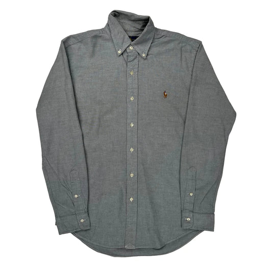 Ralph Lauren Slim Fit Shirt - Medium Grey Cotton