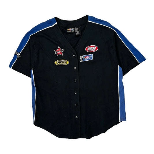 Vintage Speedway Nascar Shirt - Small Black Cotton
