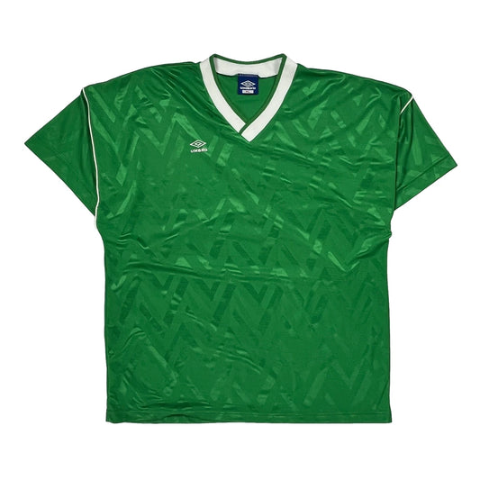 Umbro Football Shirt - XL Green Polyester
