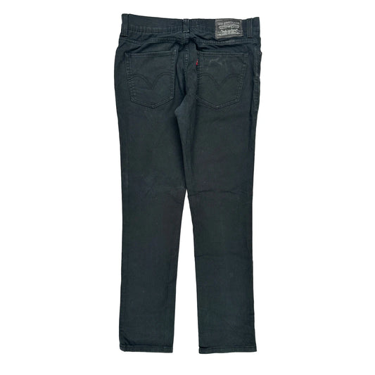 510 Levis Skinny Jeans - 34W 30L Black Cotton