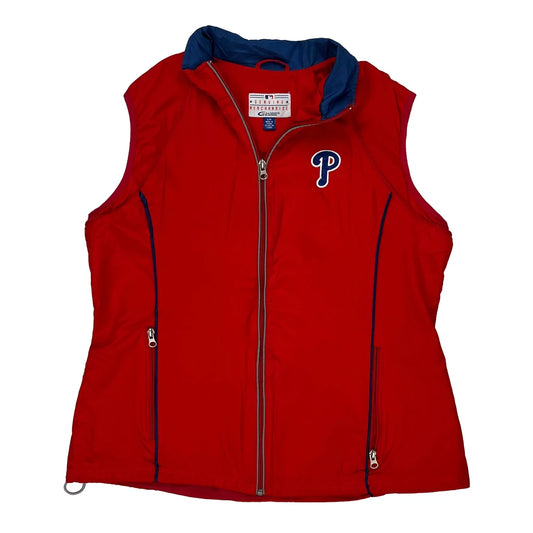 Philadelphia Phillies Carl Banks Mlb Gilet - Large Red Polyester