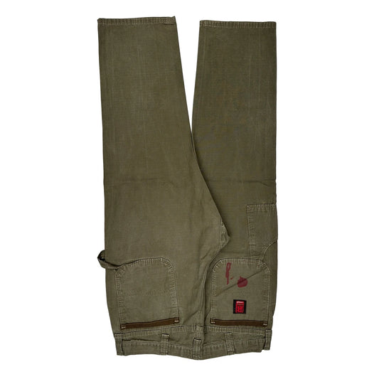 Wrangler Cargo Trousers - 36W 32L Green Cotton