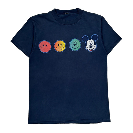 Mickey Mouse Disney T-Shirt - Medium Blue Cotton