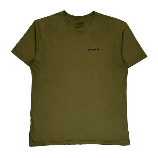 Patagonia Graphic T-Shirt - Medium Green Cotton