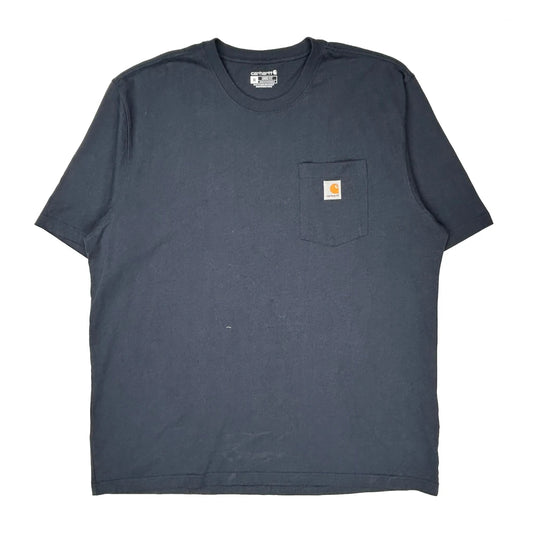 Carhartt T-Shirt - XL Navy Cotton