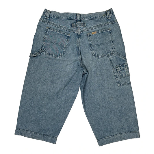 Lee Denim Shorts - 30W 14L Light Wash Denim