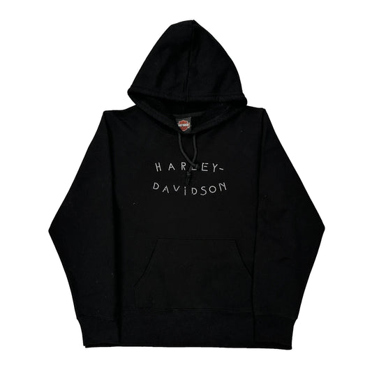 Twin Cities Harley Davidson Spellout Hoodie - XL Black Cotton