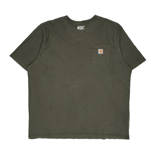 Carhartt T-Shirt - 2XL Gray Cotton