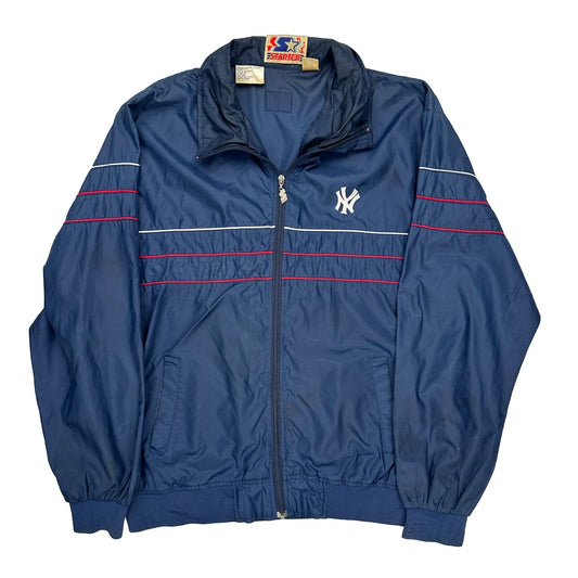 New York Yankees Starter Windbreaker - XL Navy Nylon