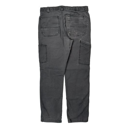Carhartt Double Knee Carpenter Trousers - 32W 31L Grey Cotton